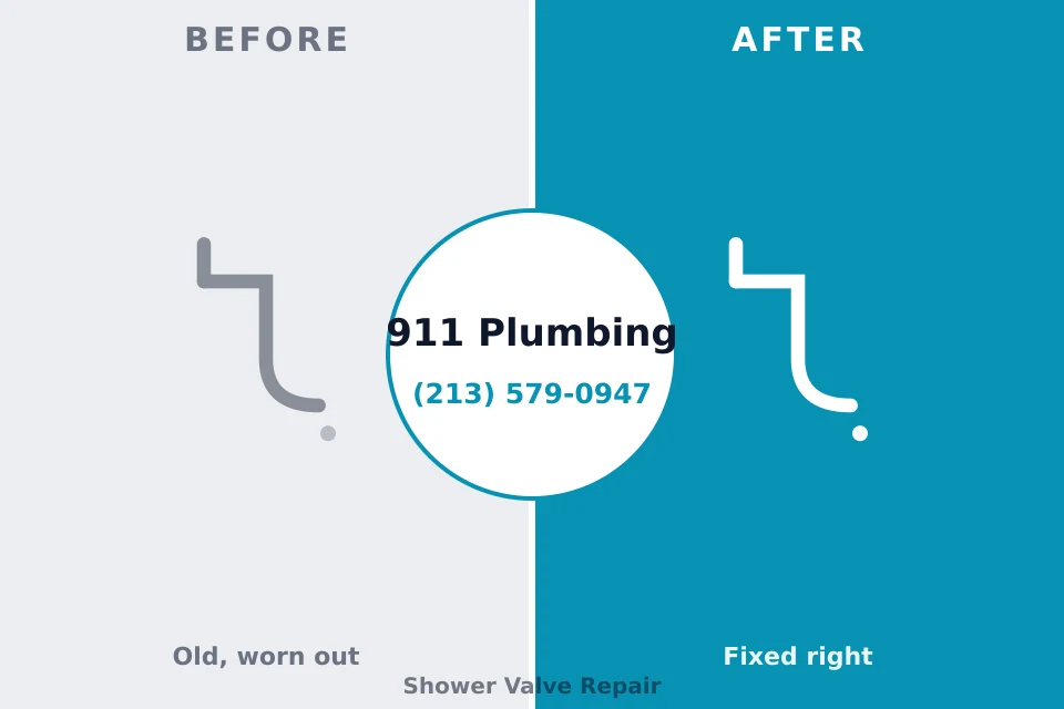 Before and after: plumbing company St. Marys, PA